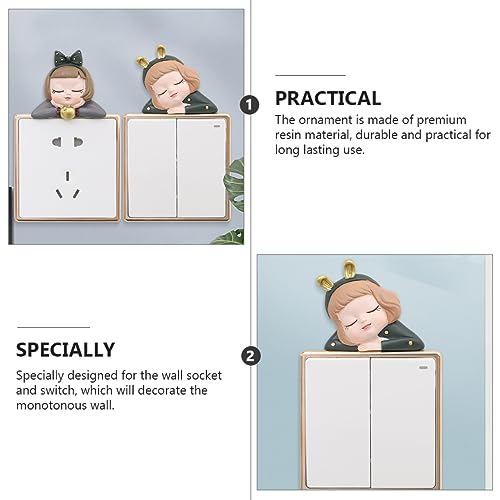 Decoraciones para interruptores de pared infantiles de diseño original 7