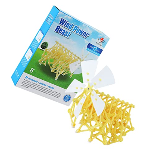 KONTONTY Jouet Éducatif pour Garçons Et Filles Ensemble De Blocs De Construction Créatifs À Énergie Éolienne Reconnaissance des Formes Compétences des Garçons Et des Filles