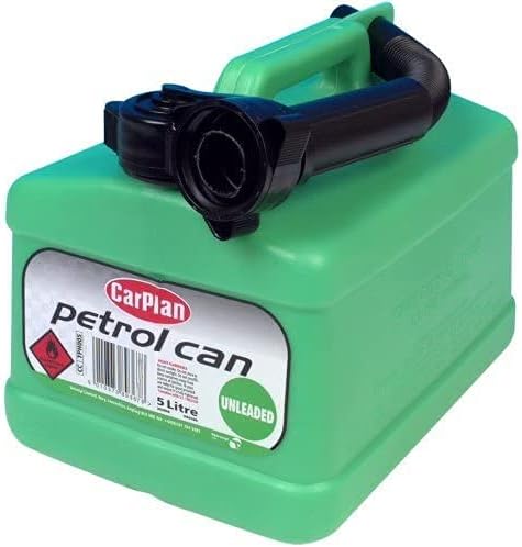 Petrol Can Tetra Green Unleaded With Flexible Spout - 5L Litre