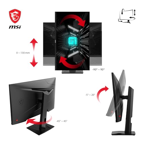 Image of MSI G274QPX 27 Inch 2K WQHD Gaming Monitor - 2560 x 1440 Rapid IPS Panel, 240 Hz / 1ms GtG, 98% DCI-P3 Colour Gamut, HDR 400, Type-C PD 65W, G-SYNC Compatible - DP 1.4a, HDMI 2.0b CEC