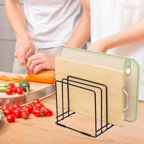 Soporte para tablas de cortar de acero carbono negro miniatura 6