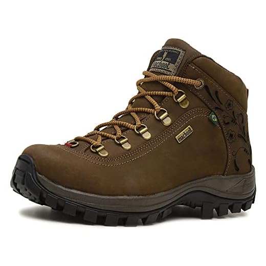 Macboot Bota Adventure Cano Alto, Alecrim 08, Feminino, 35, Cor: Marrom