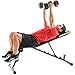 Fitness Reality Multi-Function Adjustable Power Rack Squat Stand with The 1000 Super Max Bench