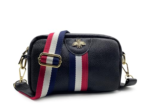 WYAQJLV Small Crossbody Bag for Women Bee Purse Black