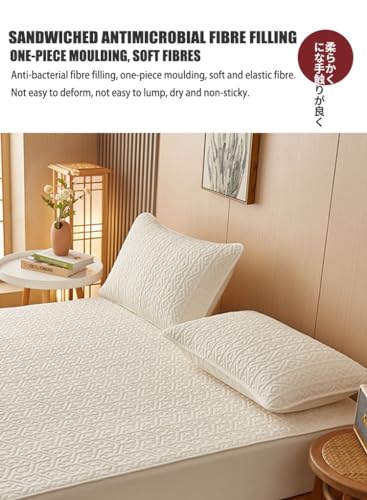 Parure de lit luxe doux 3 pièces avec draps de poche profonde