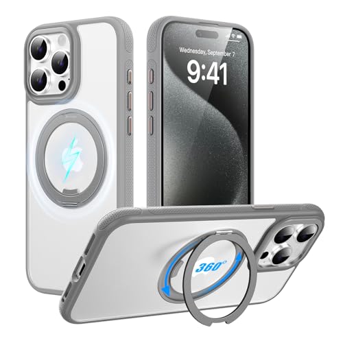 Amazon.co.jp: Tekka iPhone 15 Pro 用 ケース【360°回転スタンド