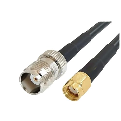 RG58 �P�[�u�� T*N/C ���X - SMA �I�X ���X WI/*FI an*/�A���e�i 50 �I�[�� R*/F �����s�O�e�[�� �P�[�u��(TNCF-RPSMAM,20m)