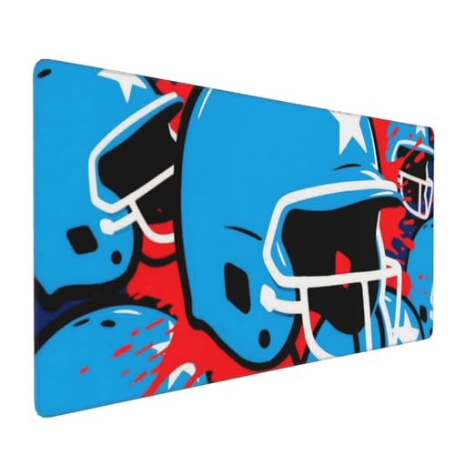 Tapis de souris de jeu fini les glissements sous-main XXL bleu