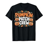 Pumpkin Patch Crew Matching Family Fall Autumn T-Shirt
