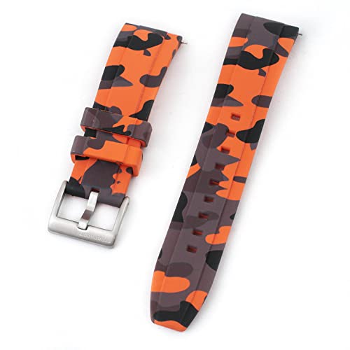 Image of StrapHabit Quick Release Rubber Watch Strap Band FKM 20mm 22mm 24mm