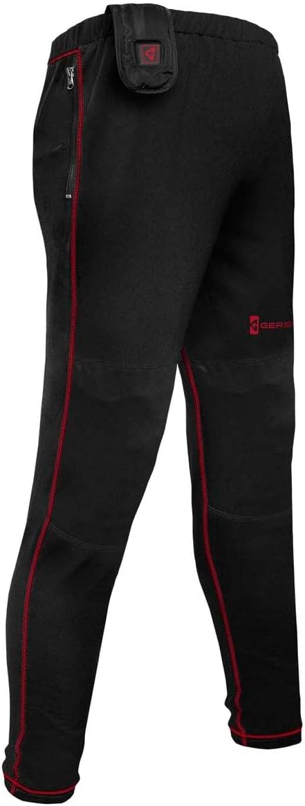 Gerbing 7V Battery Men's Heated Pants – Battery Operated Pants with 2700 mAh Power Capacity for Winter Season S Black - Image 2