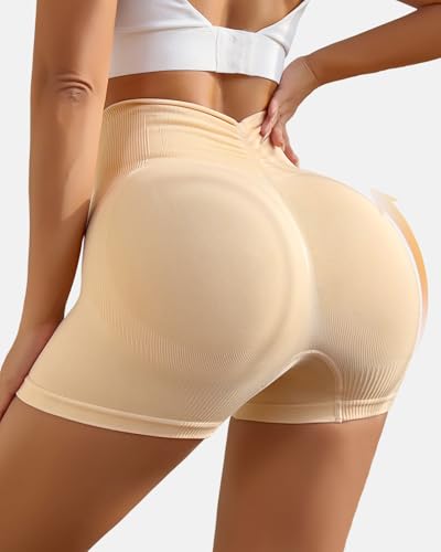 Image of Seamless Tummy Control Shorts High Waisted Shapewear Sculpting Shorts Smoothing Underwear for Women