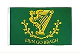 Material : Poliester ligero AZ FLAG Bandera de Irlanda Erin GO Bragh 150x90cm - Bandera Irlandesa 90 x 150 cm poliéster Ligero