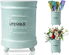 Blue | Ceramic Utensil Holder