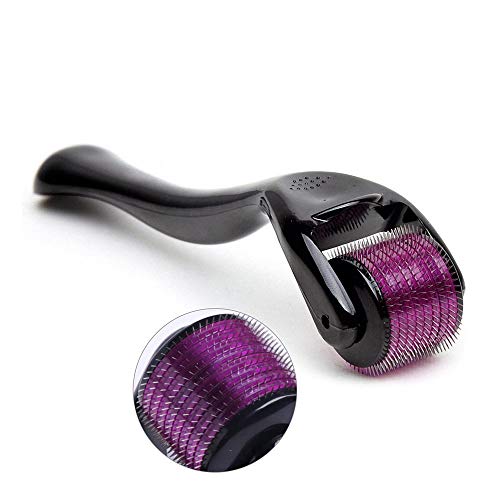 Image of Roller 540 Titanium Needles Roller Treating Acne, Scars, Skin Hair Loss, Wrinkles, Blackheads, Ageing- Reducing Blemishes Scars Potholes Cellulite Stretchmarks (0.75 MM)