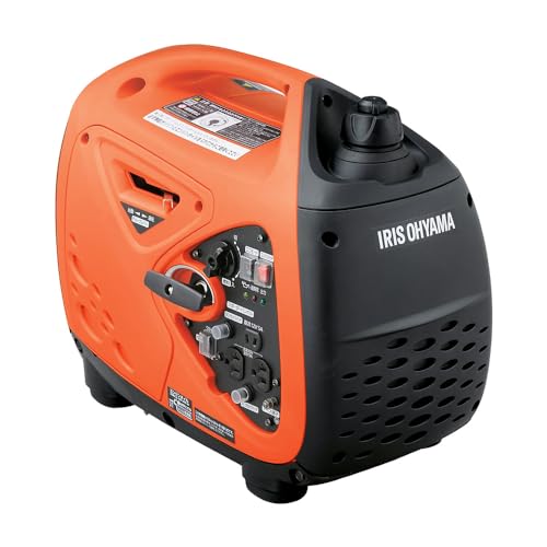 アイリスオーヤマ インバーター発電機 ガソリン発電機 定格出力0.9kVA...