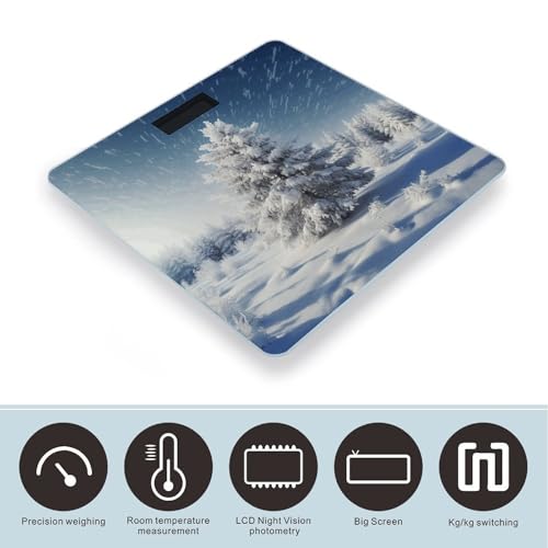 Balanzas de baño digitales con plataforma de cristal templado miniatura 3