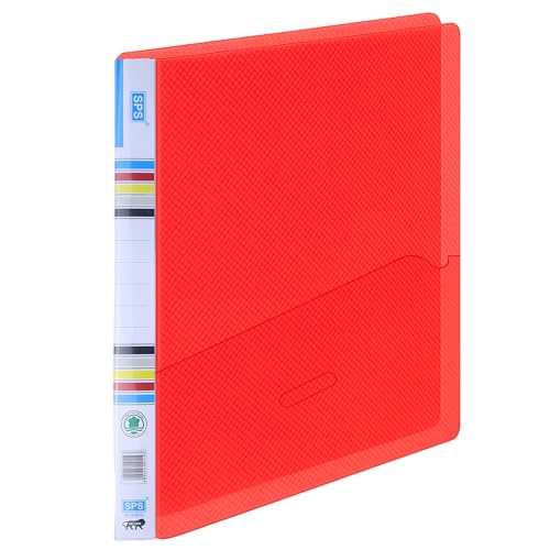 Image of SPS Colored Report File - Set of 10 | Plastic File for A4 Documents | for Office, School & Home | Holds Up to 150 Sheets | Best for Interviews and Reports