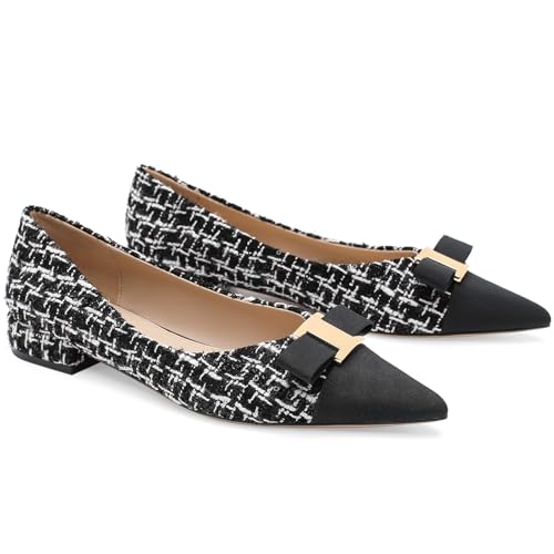 Women's Comfortable Leather Ballet Flats Slip-On Driving Mocs Walking Shoes Cute Business Casual Dress Work Shoes4