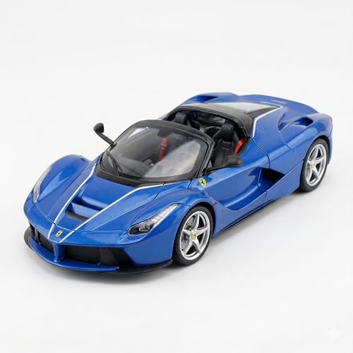 Image of LaFerrari 1:36 Scale Die-Cast Metal Car Model - Openable Doors Pull-Back Alloy Italian Hypercar Collectible Toy Car for Kids & Collectors