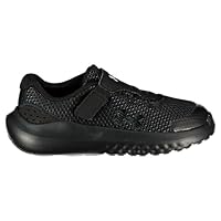 Under Armour Boys' UA BINF Surge 4 AC Kids' Trainers, Comfortable Running Shoes for Kids, Lightweight Infant Trainers, 4.5UK Child Black
