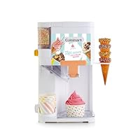 Cuisinart The Soft Serve 1.5 L Soft-Serve & Sundae Machine, Frozen Dessert Maker with Toppings Dispenser, Easy Pull-Down Handle – White