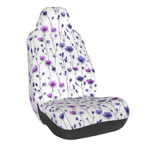 Housses siege imprime floral lavande confort amovible pour SUV et camion