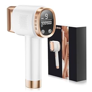 Aopvui IPL Laser Hair Removal for Women and Men, at-Home Permanent Hair Removal Device 999999 Flashes Hair Remover for Whole Body Use