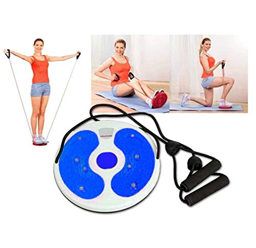 Disco de Torção Cintura Waist Twist Terapia Magnética Azul + Chaveiro CBRN16075