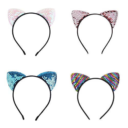 Accesorios Para El Cabello Con Lentejuelas Brillantes Diadema Diadema Cover