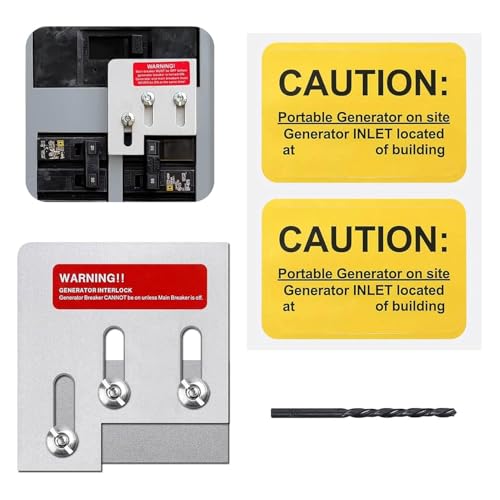 Natupal Generator Interlock Kit Compatible with Square D QO or Homeline 150 or 200 amp panels...
