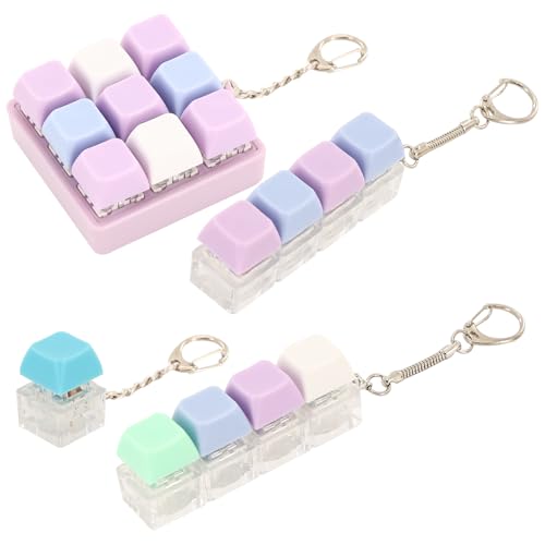 4 Pieces Keyboard Fidget Toy, Keyboard Clicker Fidget, Suitable for Office Workers and Programmers to Relieve Stress and Kill Time