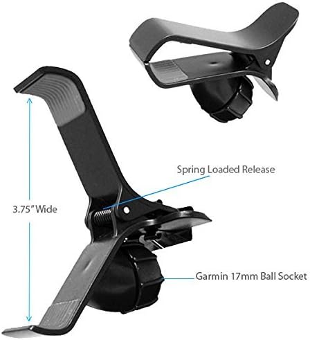 chargercity strap lock 360%c2%b0rotate golf trolley cart pole holder mount for garmin approach g6 g7 g8 golf buddy tour voice world platinum izzo swam