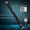 SUPRUS Accendino elettrico ad arco elettrico, antivento, senza fiamma, USB, ricaricabile, con serratura di sicurezza per candele, barbecue, campeggio