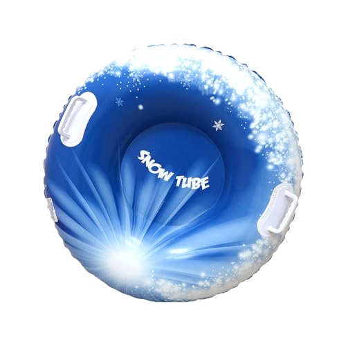 Erconsso Colchón Inflable para Nieve Adultos | Trineo Inflable Infantil con Asas - Juguetes De Invierno para Aventuras Playa Parques Patinaje Navidad - Actividades En Y Nieve