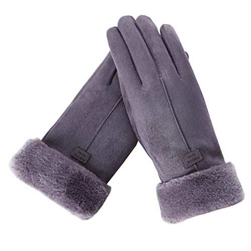 Laviyo Winter Gloves for Warm Ladies Girls Ski Snow