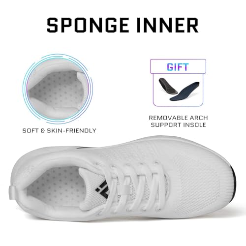 Image of Mishansha Womens Sneakers Air Cushion Running Tennis Shoes Women Lightweight Arch Support Walking Shoes