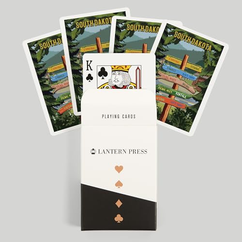 Baraja de cartas póker South Dakota, 52 cartas miniatura 6
