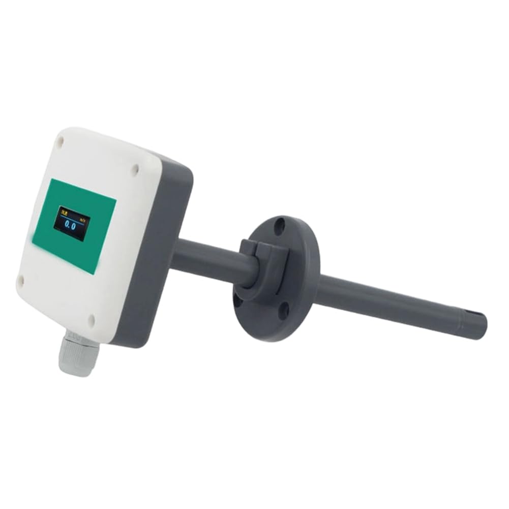 Jnchdghwa As Shown Pipeline Wind Speed Measuring Anemometer Wind Speed Sensor 0-30M/S Wind Speed Measuring Instrument Rs485 Anemometer