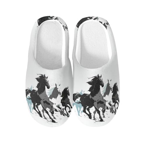 Pantoufles en coton PferdHome XX-Large chausson antidérapant confortable maison