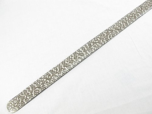 Genuine Cobra Snake Skin with Head Belt 46" Long Natural3