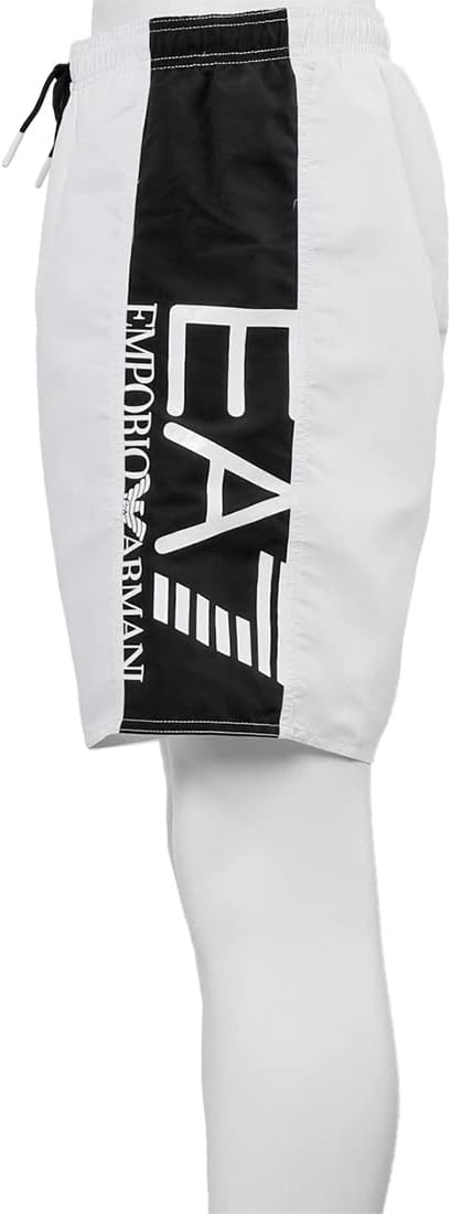 [エンポリオアルマーニ] 水着 スイミングトランクス オーバーサイズロゴ 902047-3R728-00010_50 [並行輸入品]