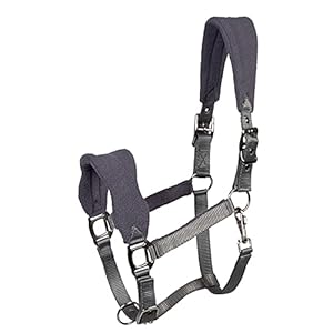 PFIFF Halster met fleece voering – grijs – volbloed