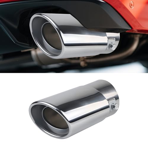 HABNVUON Stainless Steel Car Exhaust Tip, Muffler Exhaust, Adjustable Car