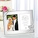 Lenox True Love Double Invitation Frame, 9-Inch - 812614, Metallic