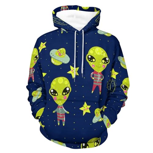 Sweats à capuche étoiles alien UMENG parfait pour les soirées décontractées