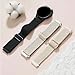 Laband 22mm Braided Stretchy Nylon Watch Band Compatible With Garmin Vivoactive 4/Venu 2/Venu 3/venu 4 45mm/Forerunner 570 47mm/265/255 Music,Quick Release Loop Elastic Soft Strap Replacement Women