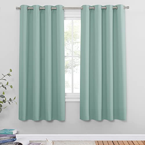 PONY DANCE Eyelet Light Green Curtains - Image 2