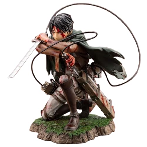 Epitome Levi - Figura de anime de Eren Jaeger, figura de acción del regimiento explorador, figura de acción de PVC, modelo de estatua, adornos de decoración de escritorio, colección de regalos para