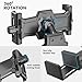 KDD Airplane Tablet Holder Mount, Adjustable Travel Essentials iPad Phone Stand with 360 Degree Rotation, Portable Tesla Model 3/Y Car Headrest Mount Compatible with iPad, Phone, Switch